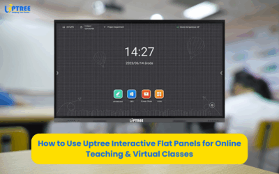 How to Use Uptree Interactive Flat Panels for Online Teaching & Virtual Classes