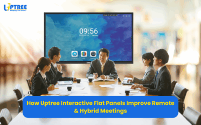 How Uptree Interactive Flat Panels Improve Remote & Hybrid Meetings
