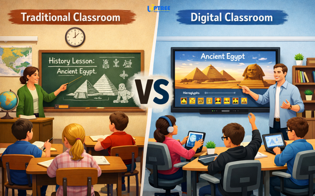 Traditional vs Digital Classroom: Empower Learning