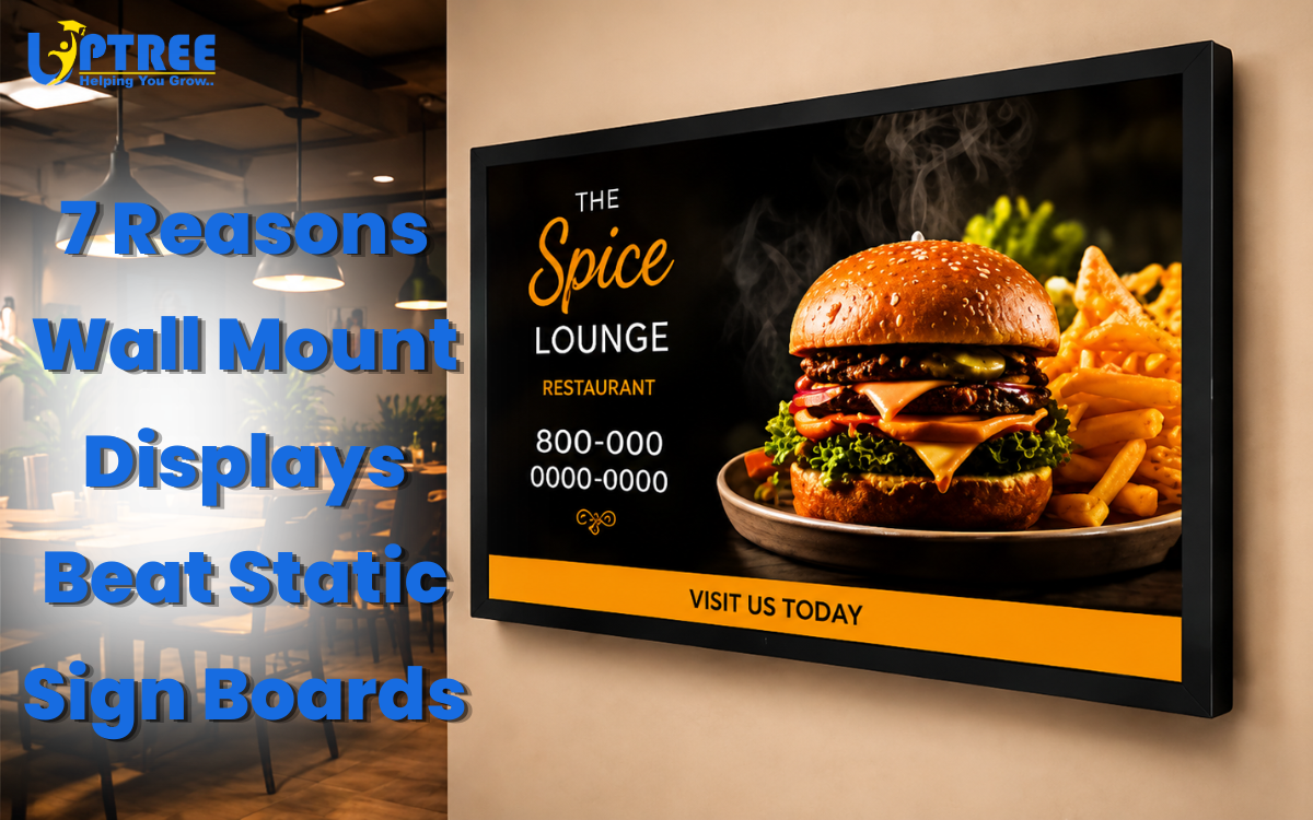 7 Reasons Wall Mount Displays Beat Static Sign Boards