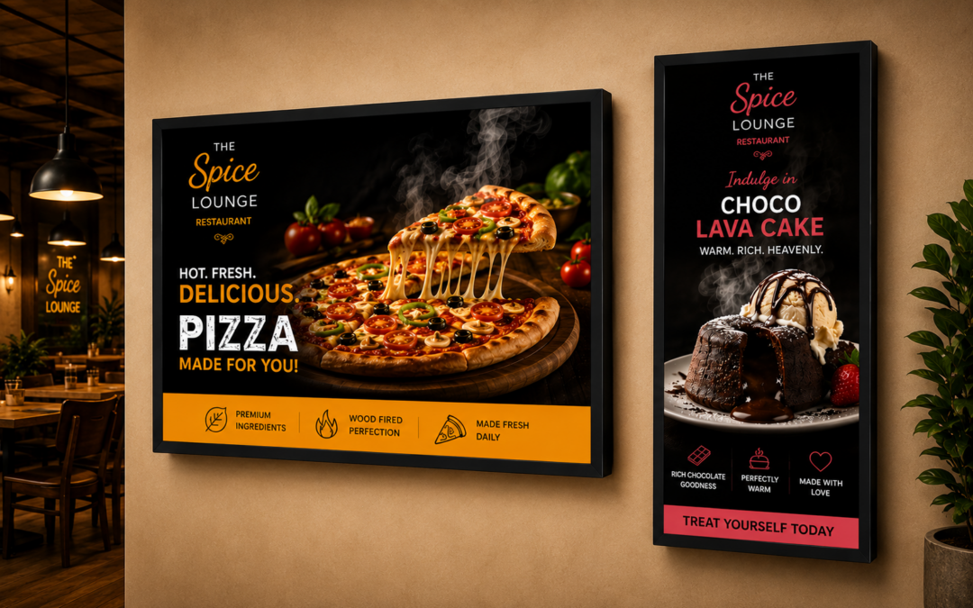 Turn Diners into Engaged Customers with Digital Standee