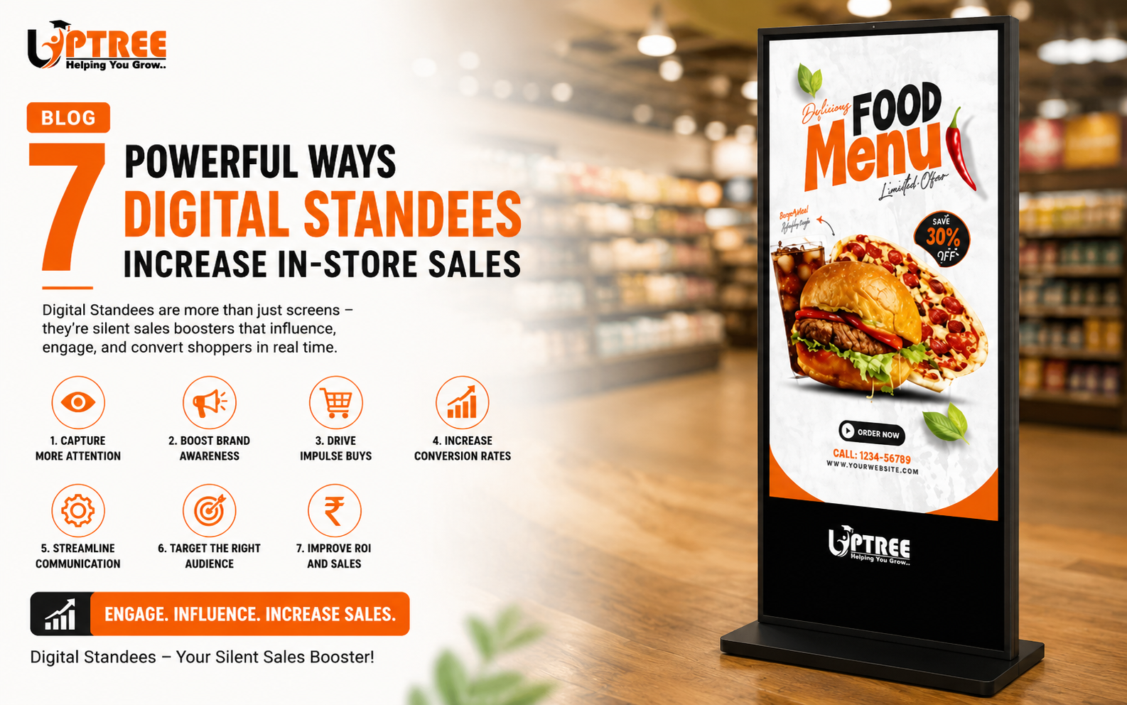 7 Powerful Ways Digital Standees Increase In-Store Sales