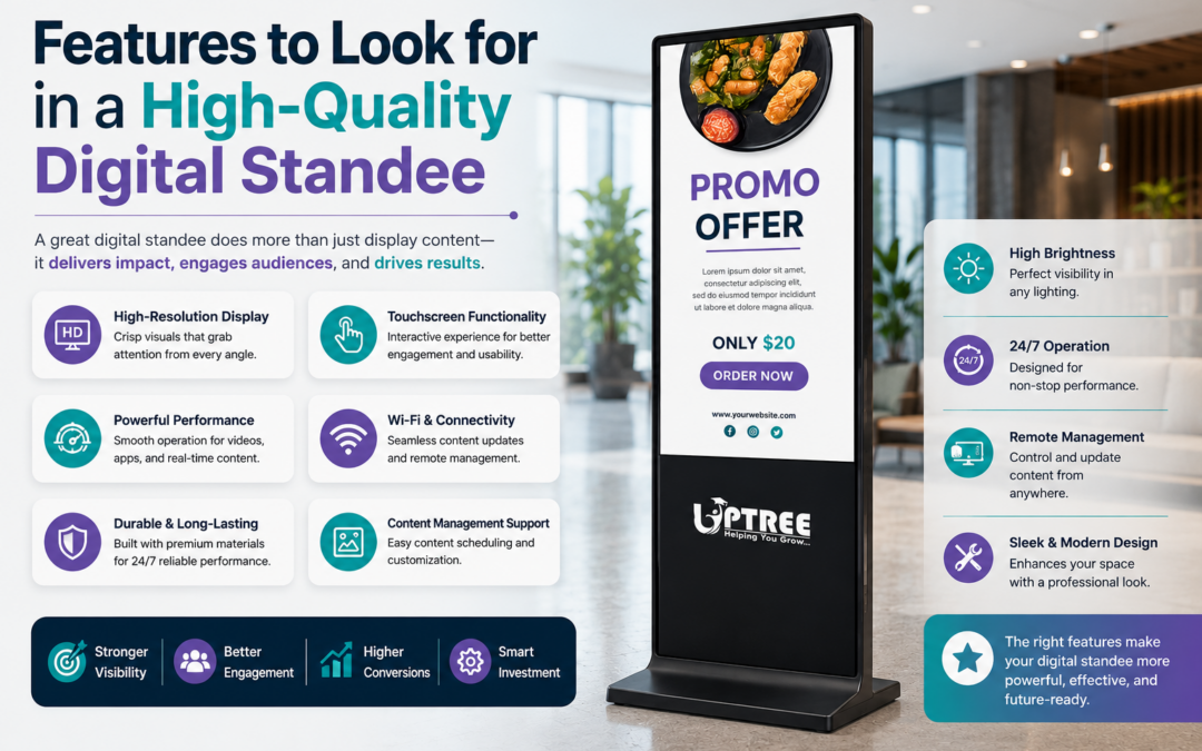 Features to Look for a High-Quality Digital Standee