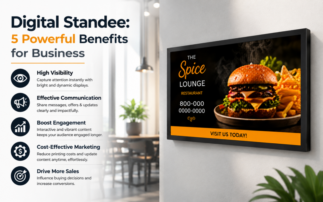 Digital Standee: 5 Powerful Benefits for Business