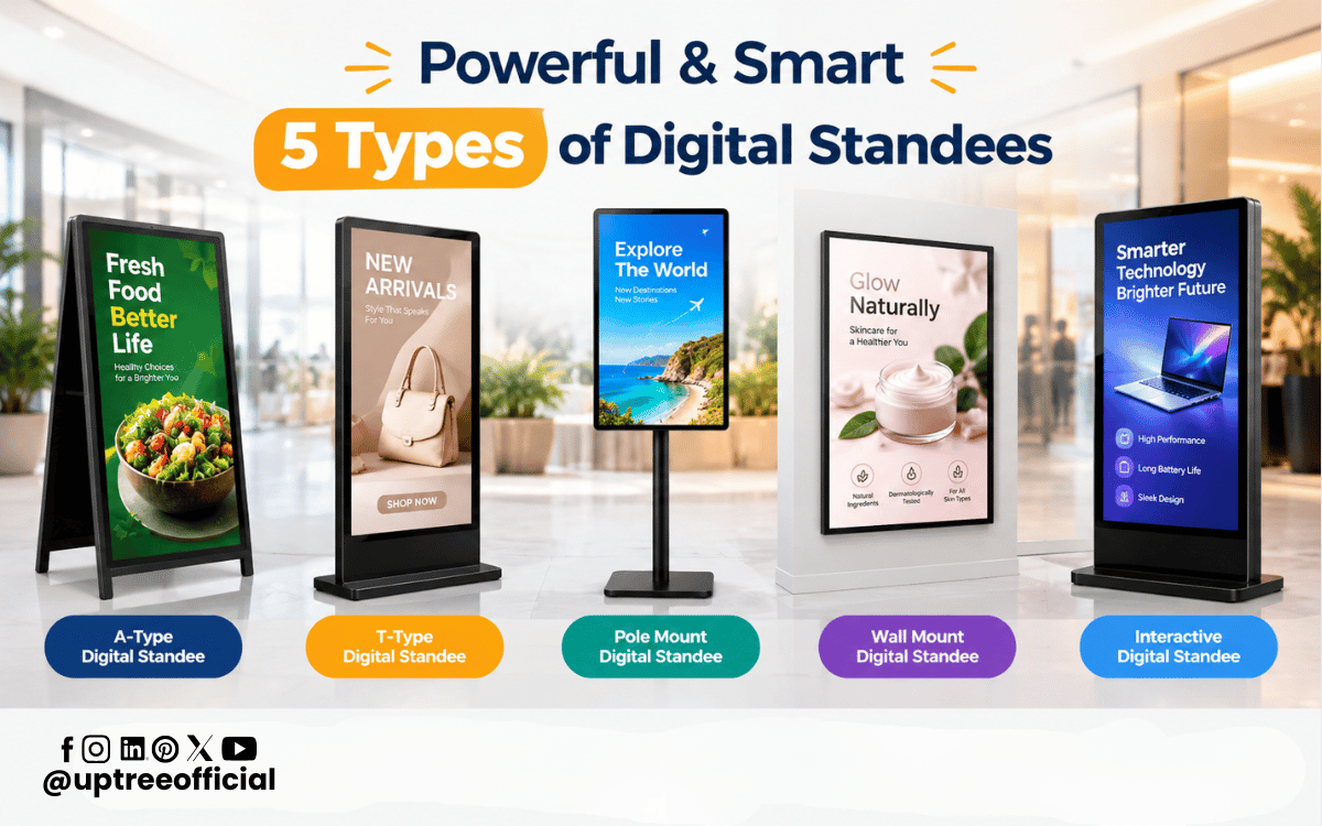Powerful & Smart 5 Types of Digital Standees