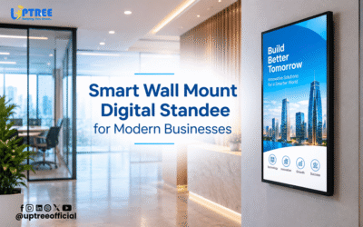 Smart Wall Mount Digital Standee for Modern Businesses