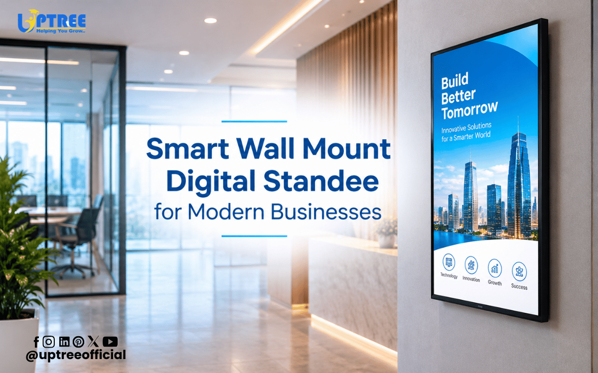 Smart Wall Mount Digital Standee for Modern Businesses
