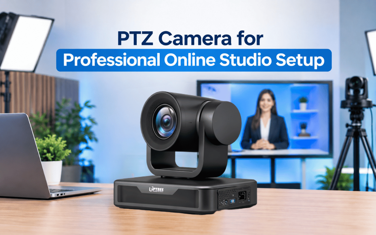 PTZ Camera for Professional Online Studio Setup