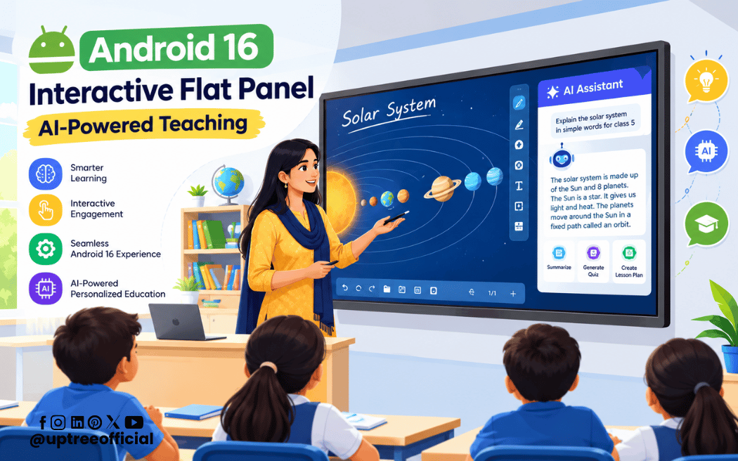 Android 16 Interactive Flat Panel: AI-Powered Teaching