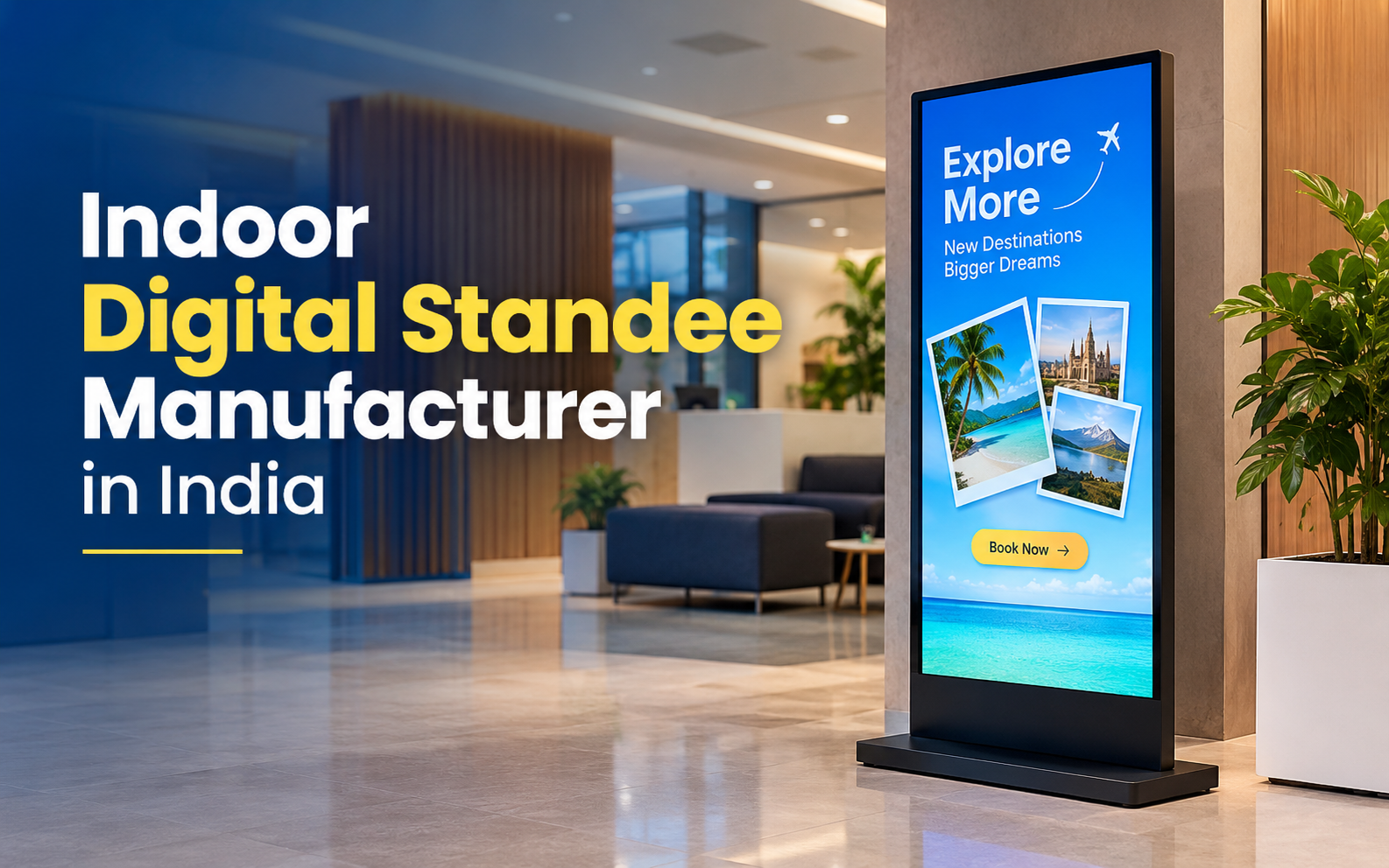 Indoor Digital Standee Manufacturer in India